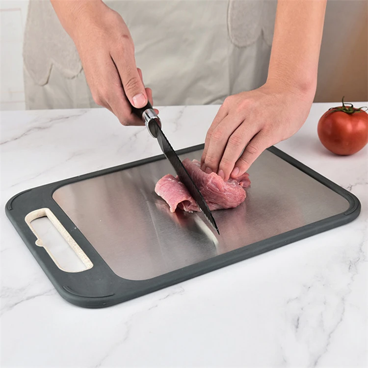 Best Selling Cutting Board Chopping Set Chopping Boards With Non Slip Feet And Juice Grooves Plastic Kitchen Board