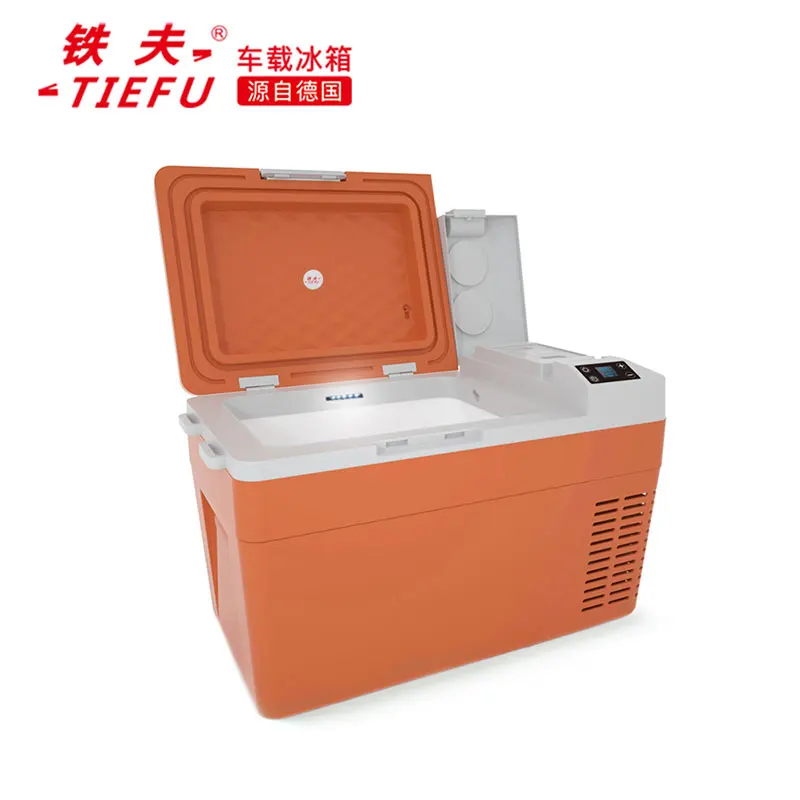 20/23/25/30L portable fridge freezer for camping 12 volt dc compressor freezer refrigerator big capacity car cooler