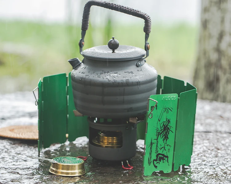 Kingpool Outdoor Hiking Cooking Alcohol Stoves Accessories Portable High Power Camping Picnic Mini Spirit Burner Alcohol Stove