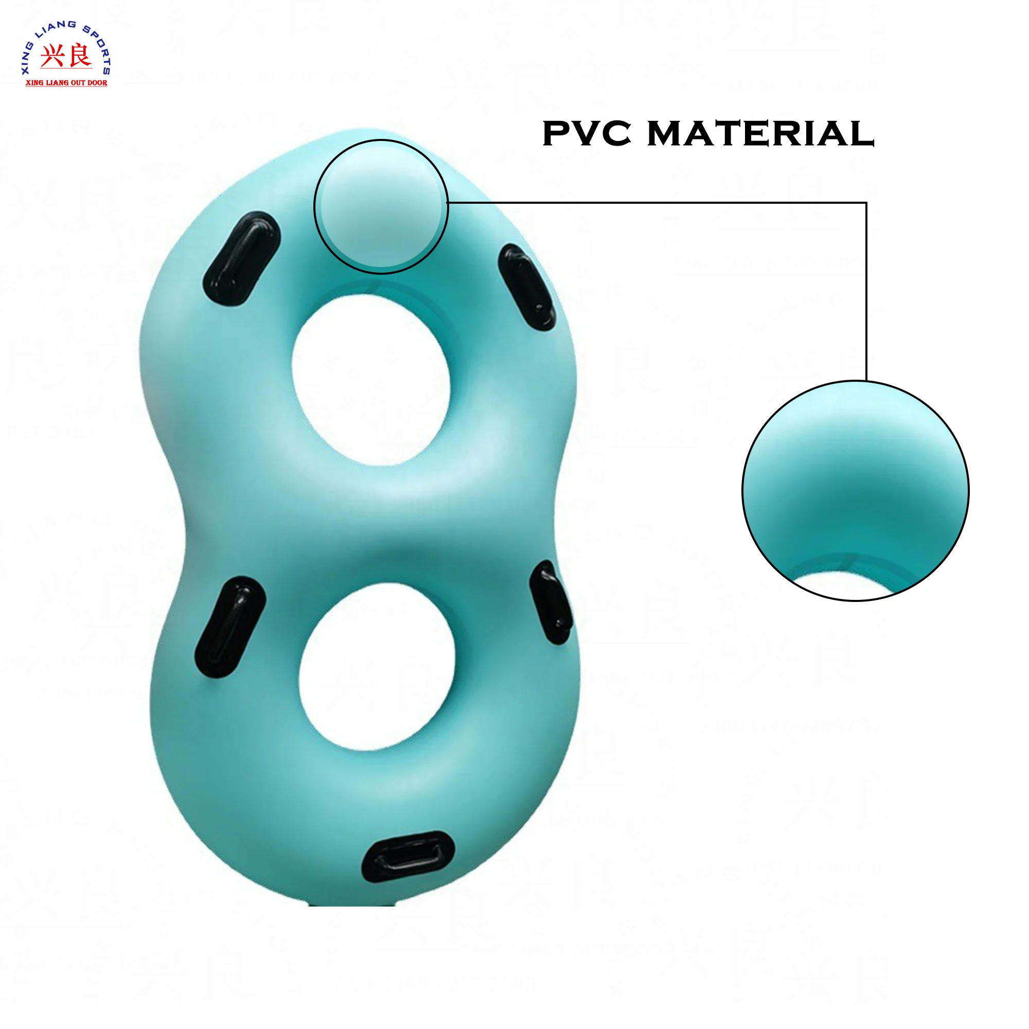 2Person Outdoor heavy duty inflatable river floating tube inflatable PVC floating for  water park