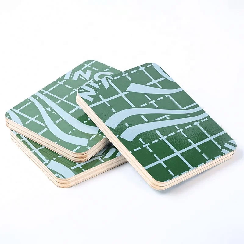 Green Pp Plywood Laminate Sheet Plywood Film Faced Plywood For Construction
