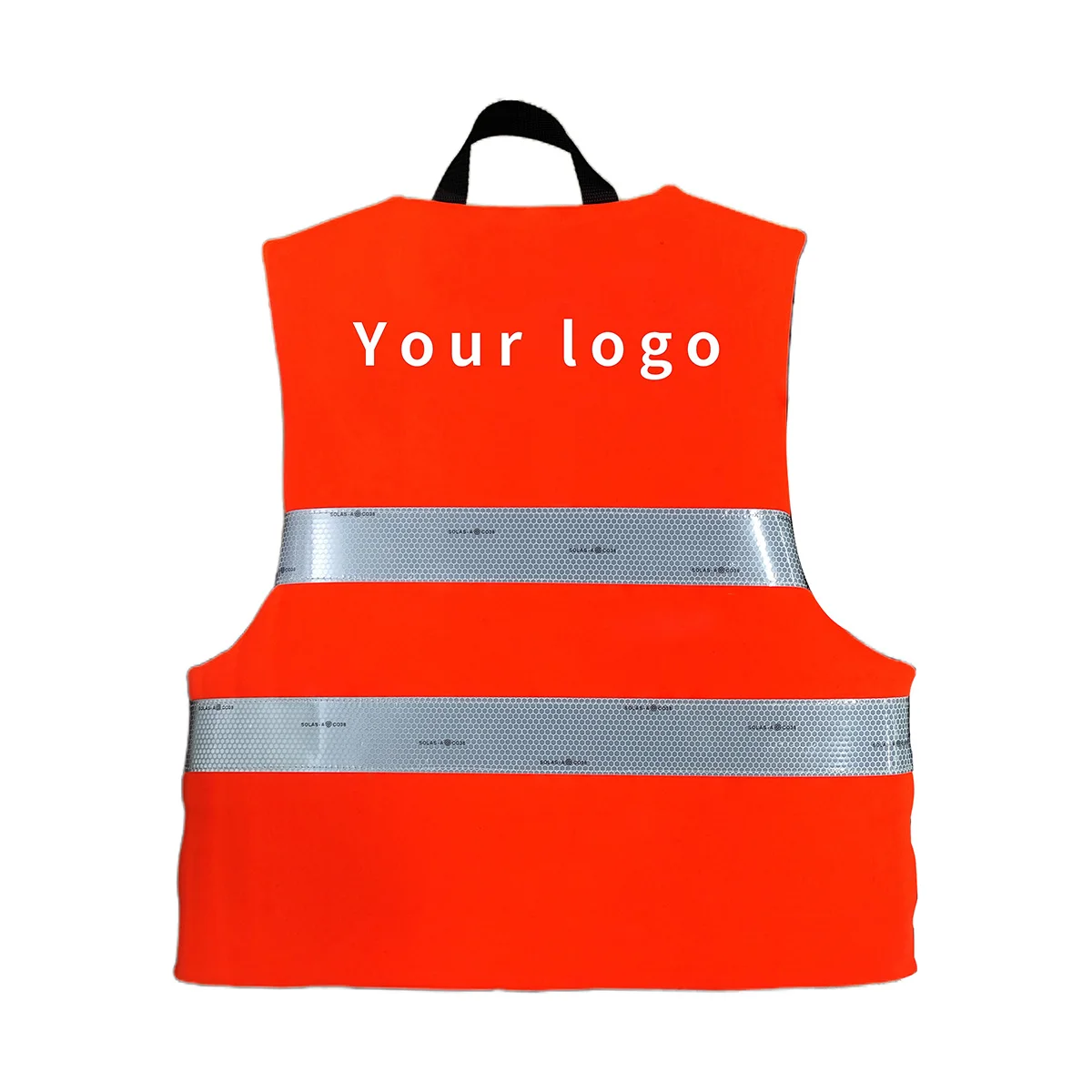 Bright Orange Reflective SOLAS Type Marine Life Jacket Adult Kayak Water Park PFD Neoprene Fishing Life Vest Lifejacket