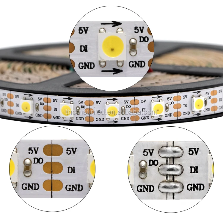 
Гибкая светодиодная лента 14,4 Вт smd5050 sk6812 6500k, светодиодная лента для украшения помещений 