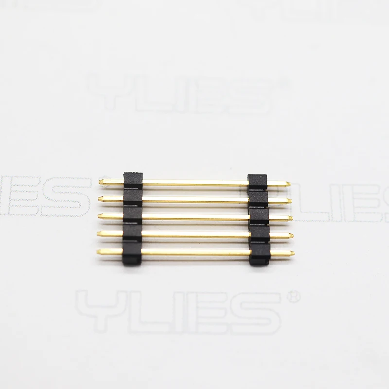 High quality connector spacing 2.54Mm positions 2-40pin single row straight type single plastic pin header single row connector