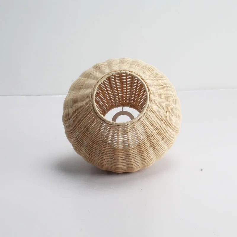 handmade material  bamboo lampshade   Home decor wicker   antique Chinese lamp shade for table lamp led light housing