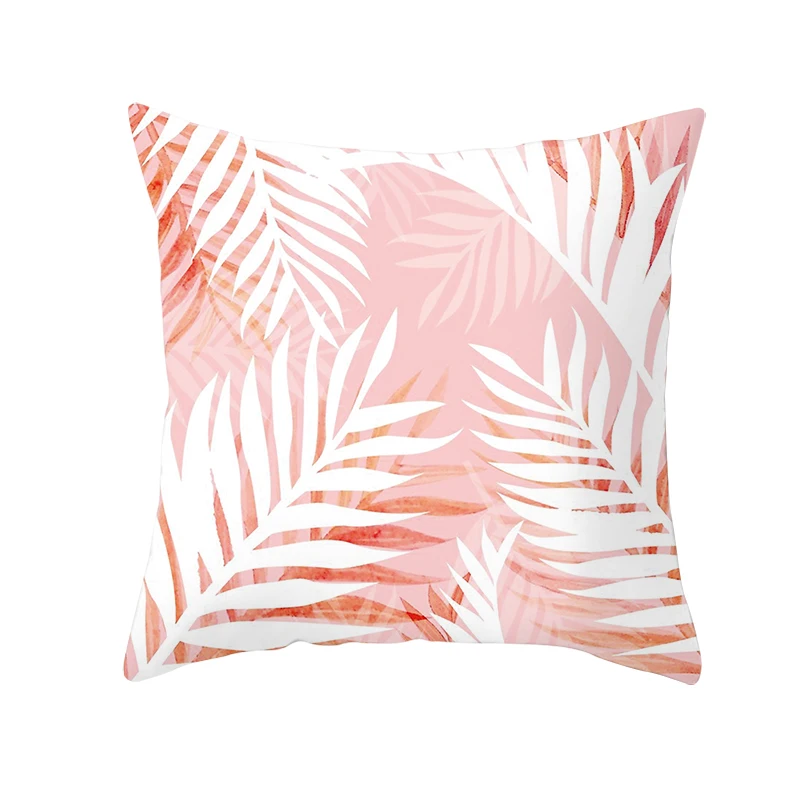 
Hawaii Gold Yellow Palm Leaf Sunflower Pattern Pillowcases Throw Pillow Cover Soft Cushion Cover for Bedroom Chair Car 