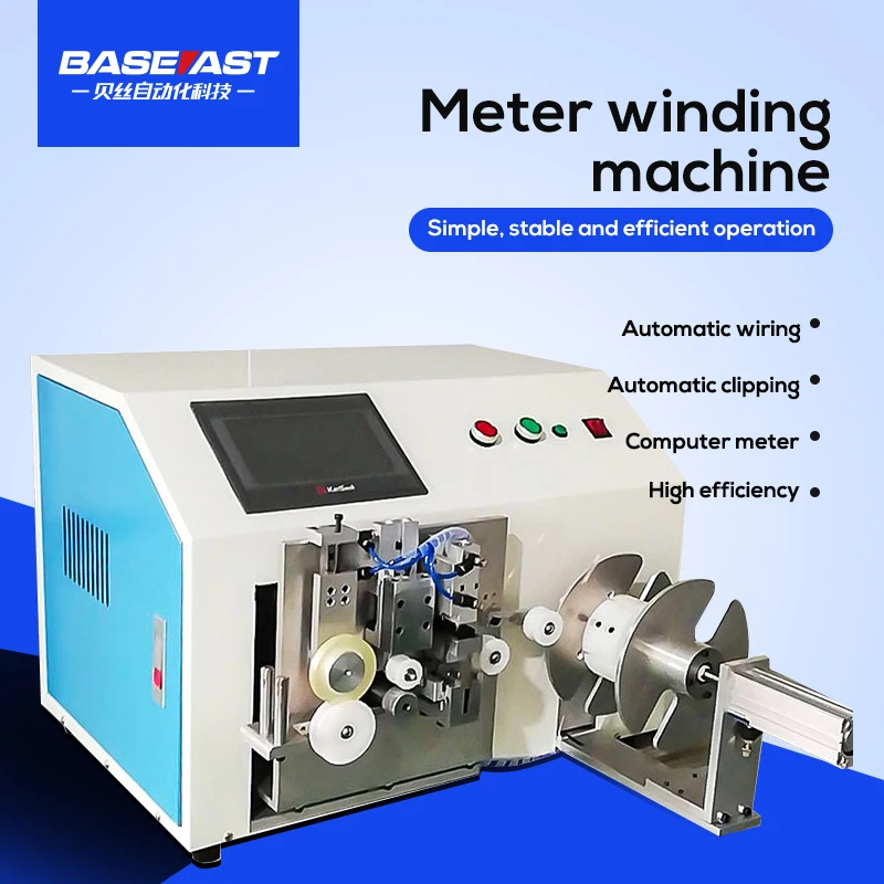 Factory directly sell Automatic Usb Cable Making Machine Wire Measuring Cutting Binding Tying Spool Coil Winding Machine