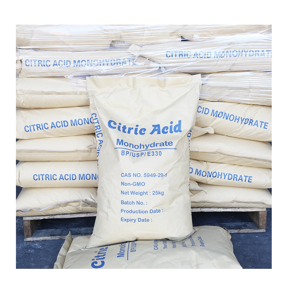 Factory price wholesale bulk food grade citric acid monohydrate price