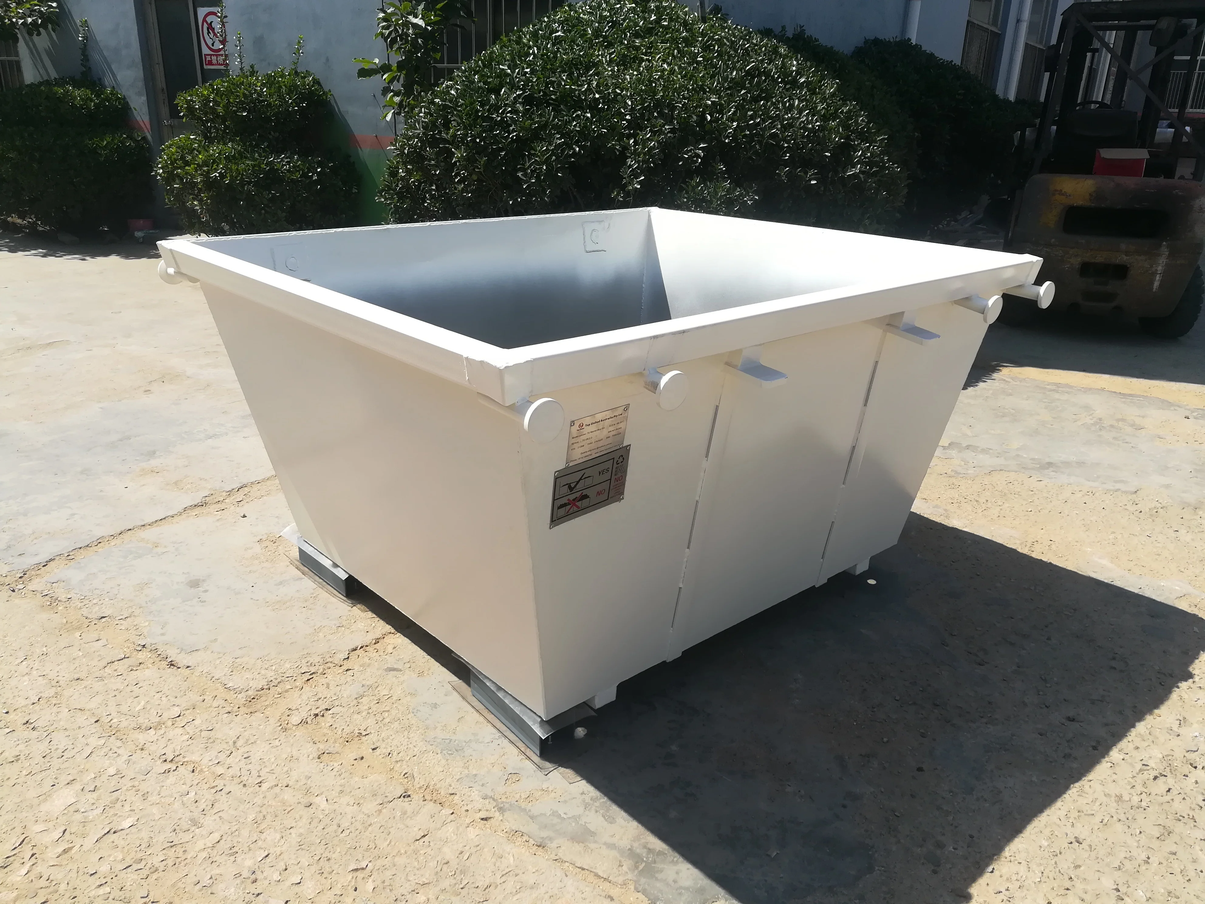 
2m3 Australia New Zealand standard waste management steel skip recycle marrell skip bin 