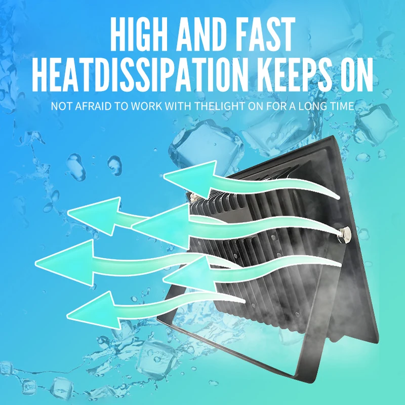 Outdoor Garden Party Projector Smart RGB 30W 50W Portable Security Floodlight Waterproof IP65 LED Flood Light