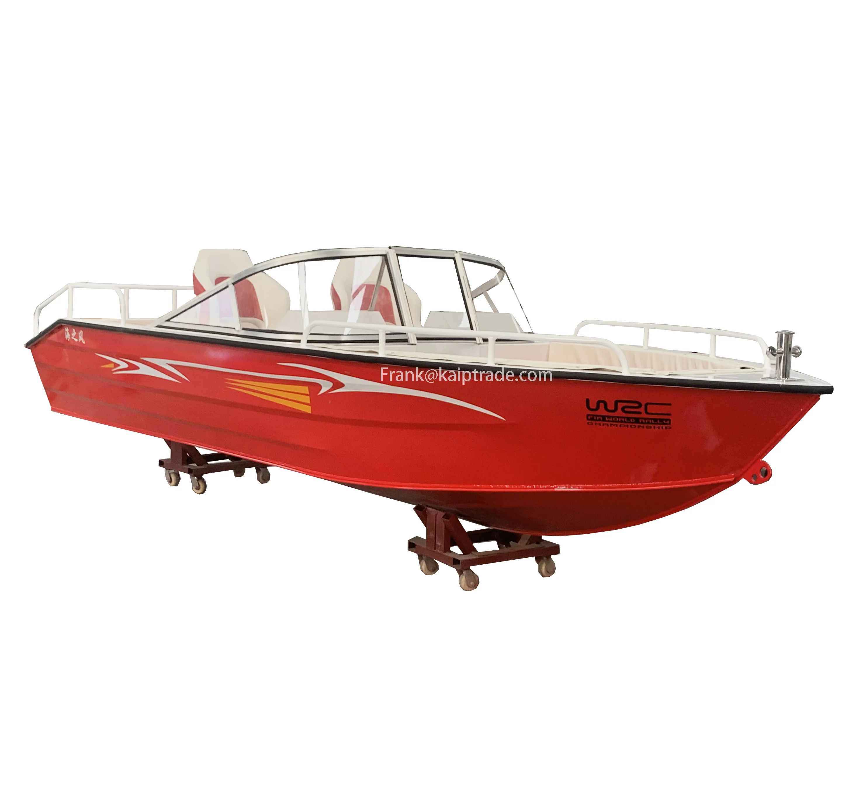 Sea used rigid king deep v bottom 16ft center console aluminum jon cuddy cabin barge power passenger boat cruiser landing craft