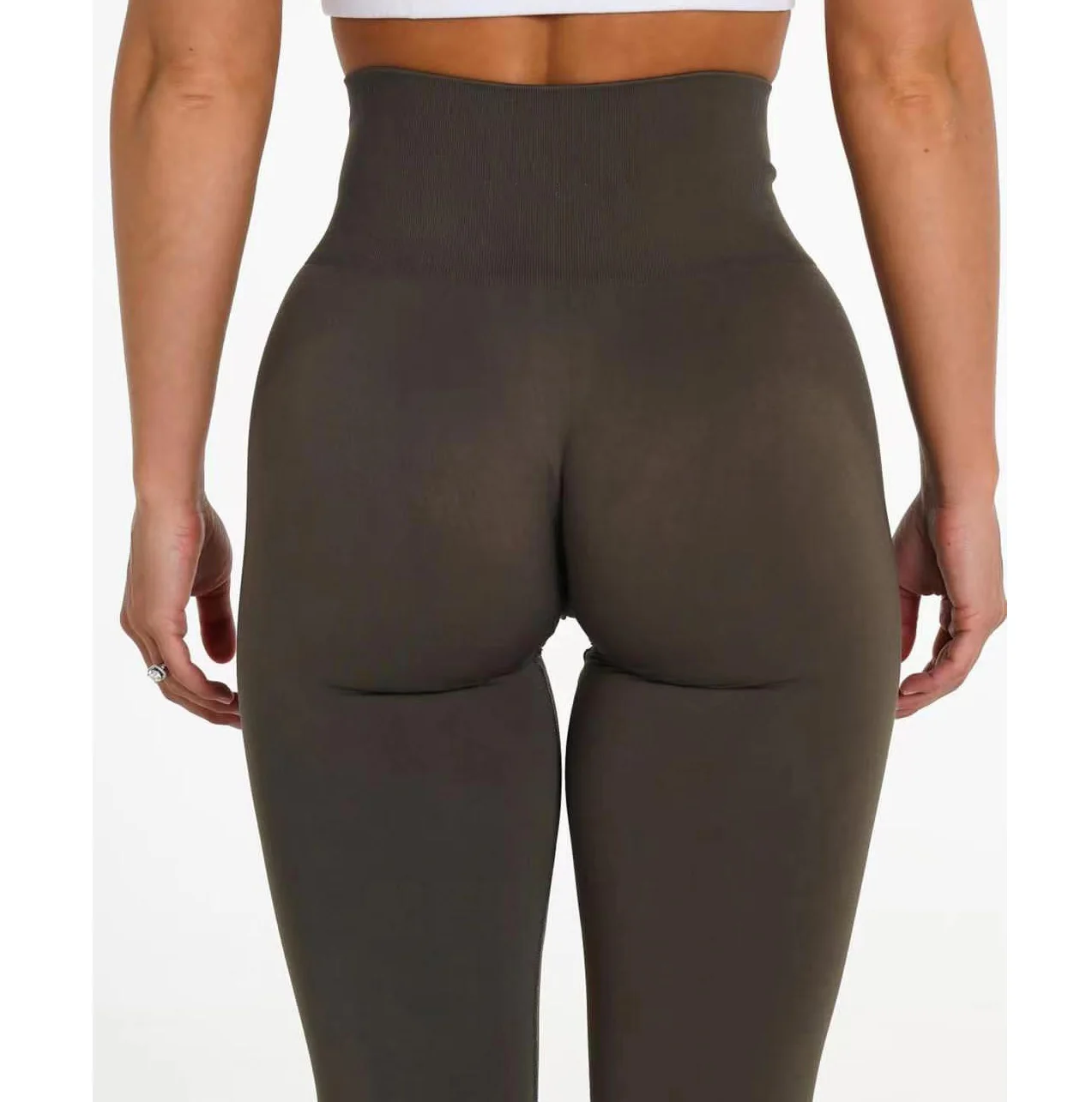 OEM Custom Workout Gym Clothing yoga seamless nvgtn solid leggings for women