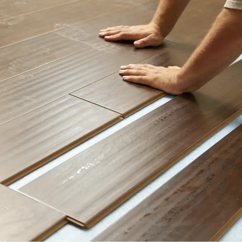 Laminate flooring Easy care and simple maintenance Wear-resistant surface long life impact resistance and flame retardancy
