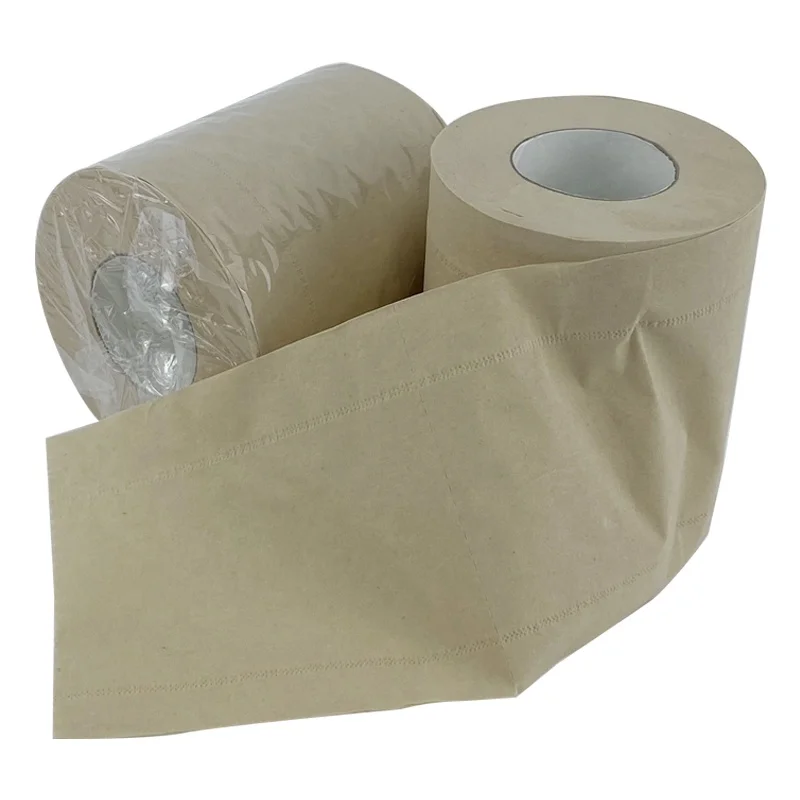 Bamboo Toilet Paper Wholesale Manufacturer Cheap Price Unbleached Bathroom Toilet Tissue Paper