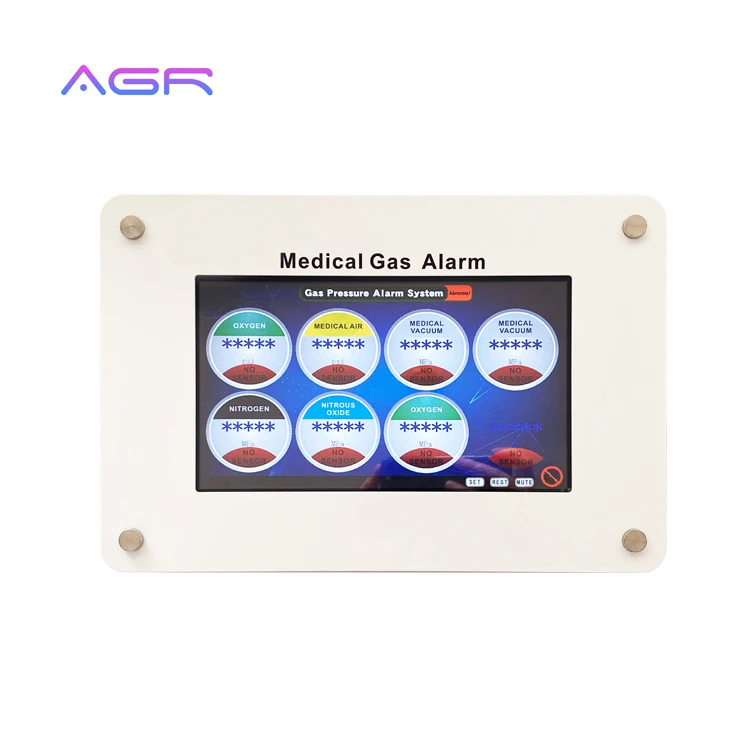 Gas Alarm System Panel Area Medical for 2 Gases Hospital