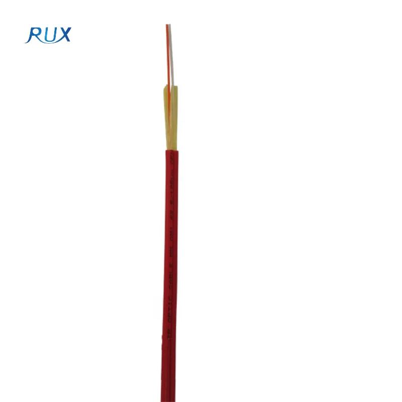 Duplex Aramid Yarn Strengthened Distribution G657A GJFJBH Indoor Fiber Optical Cable