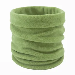 Флисовый шейный утепленный шарф плотный теплый ветрозащитный лыжный для мужчин и