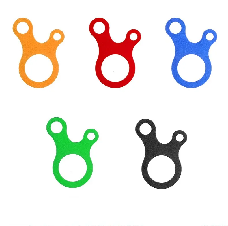 Outdoor camping 3-hole fast knot rope tool tent adjustment Tensioner snail wind rope Tensioner