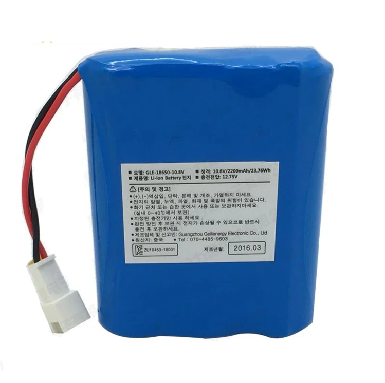 2200mah 11.1v Volt Lithium Ion Battery 18650  Rechargeable Lithium Battery Packs