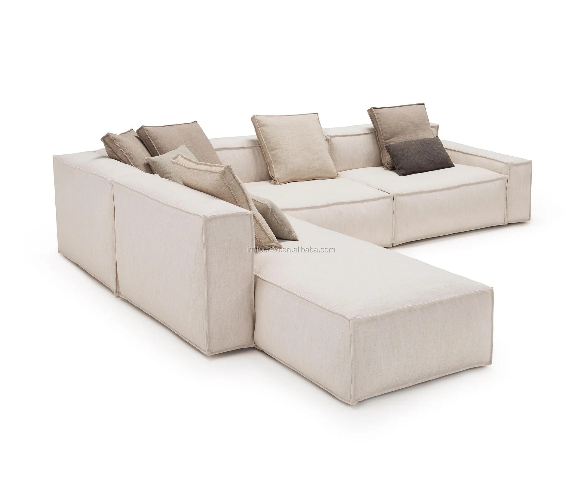 
Italy Luxury Furniture Reconfigurable Sofa Set Modern Special Living Room Flexible Combination Couch Sofa Reclining Fabric Sofa 
