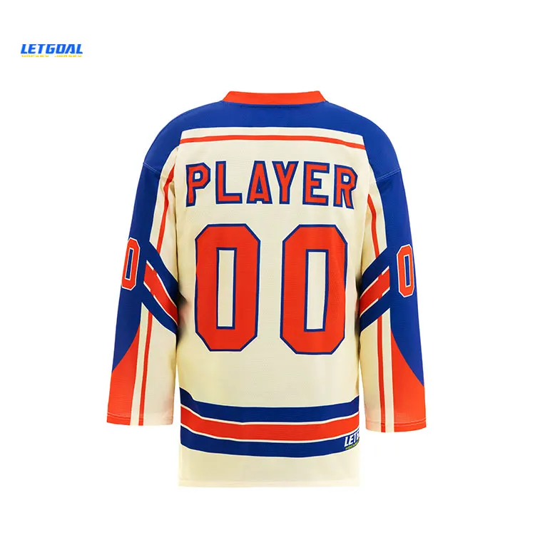 Custom Designed Sublimated Hockey Jersey Unisex Ice Hockey Wear with Team Name for Sports apparel