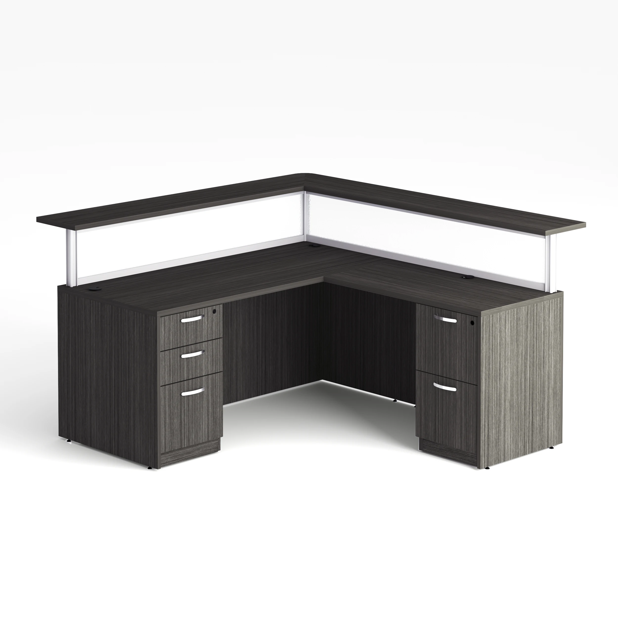 Wooden Office Wooden Reception Desk Front Lobby Table Desk Service Counter Reception Desk