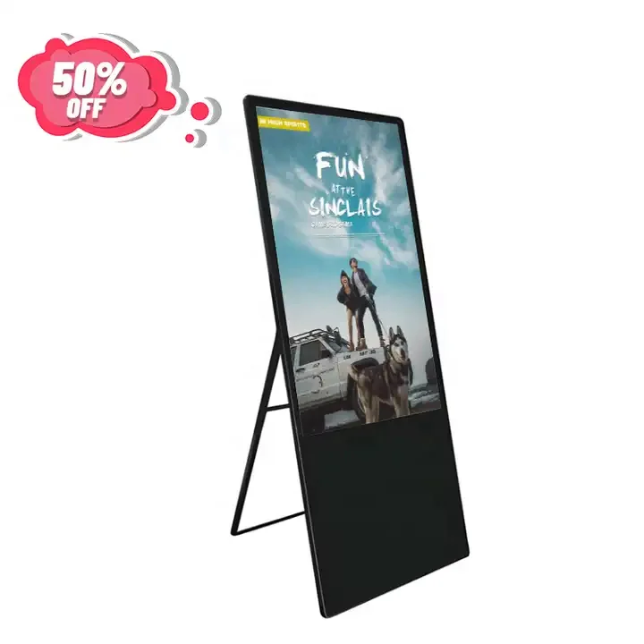 43 Inch Android Poster Lcd Portable Digital Touch Screen Monitor Advertising Players Display