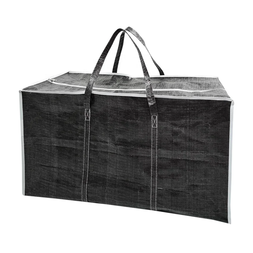 
Extra Large Strong Laundry And Storage Bag Woven Carry House Large Reusable Moving Bag With Comport Handles 