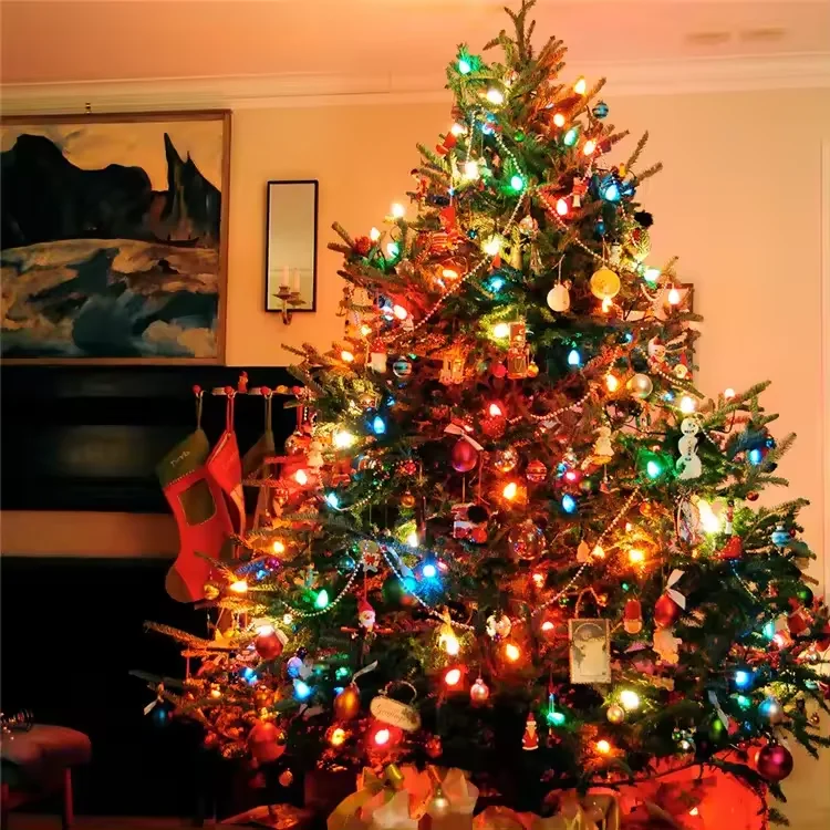 Accept Customization 1W 2W Led Color led Bulb Christmas Tree Light Bulbs E14 C9 C7 C35 candle colorful led bulb