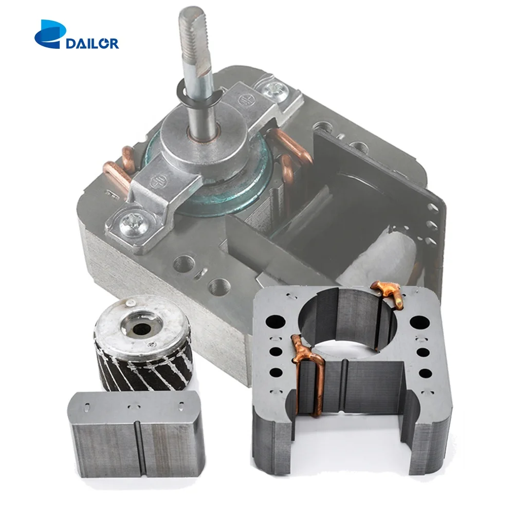 electric Magnetic axial flux motor rotor stator Laminated Silicon core chips lamination coil winding