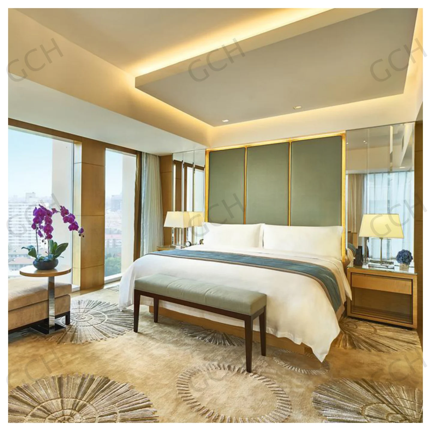 Modern Luxury Hotel Bedroom Set Bed Room