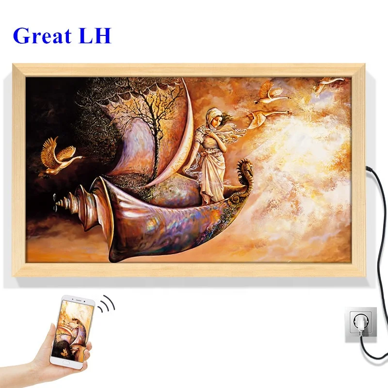  32 'HD рамка для рисования Видео ad play smart remote control digital photo frame с usb