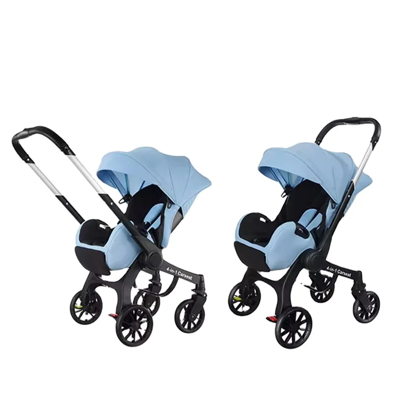 4 in 1 baby car seat stroller Safety basket safety seat cradle stroller converts to car seat