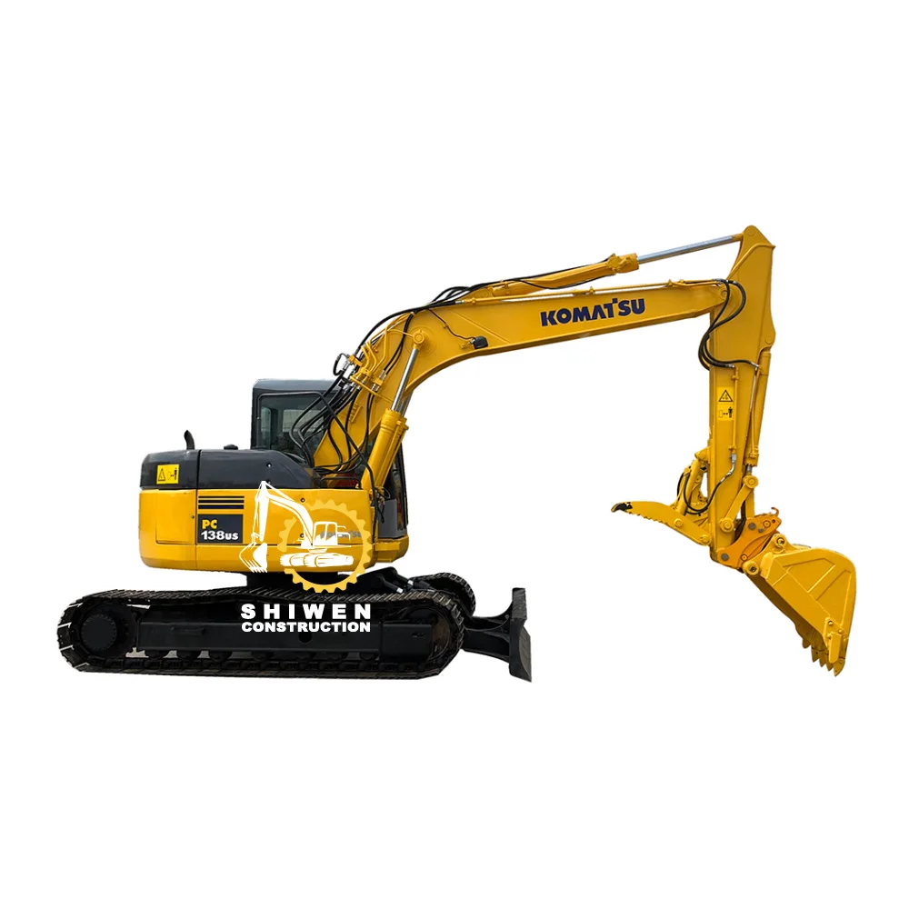 Compact Excavator Komatsu PC138-10 PC138US-8 PC138US-2 PC128 PC130 PC110 PC120 PC200 Used zero Tail