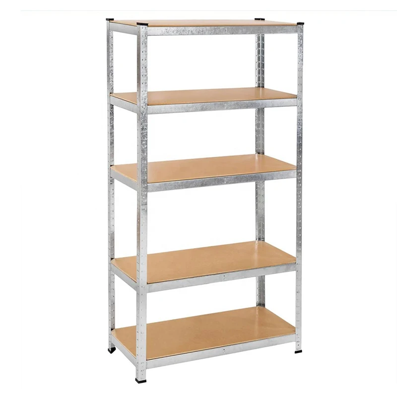 Garage shelving warehouse steel slotted angle racks metal storage racks