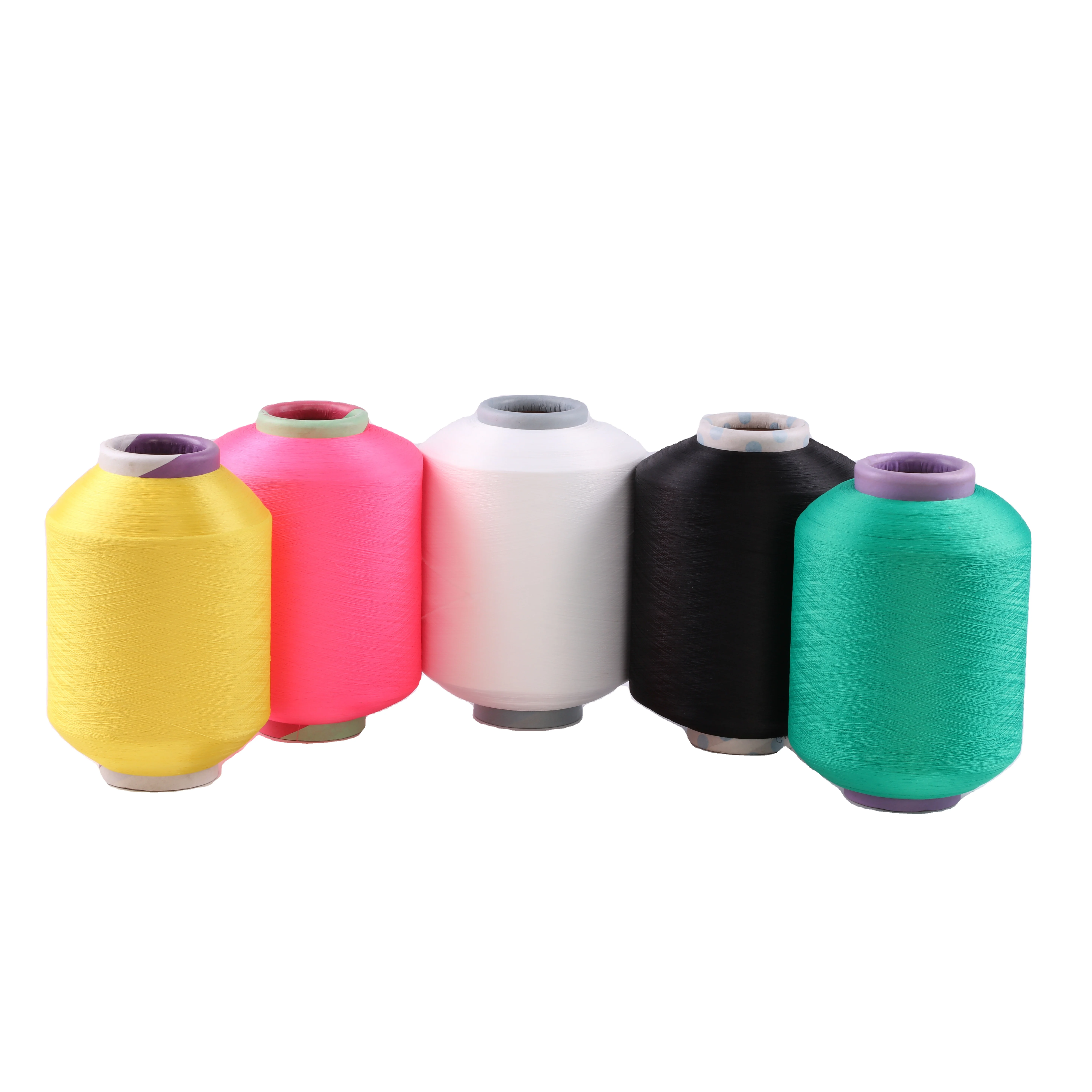 SCY colors spandex covered yarn with factory price spandex covered polyester yarn