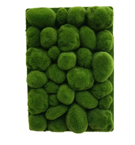 Hot sale Artificial Stone Moss Green Grass Wall For Decoration