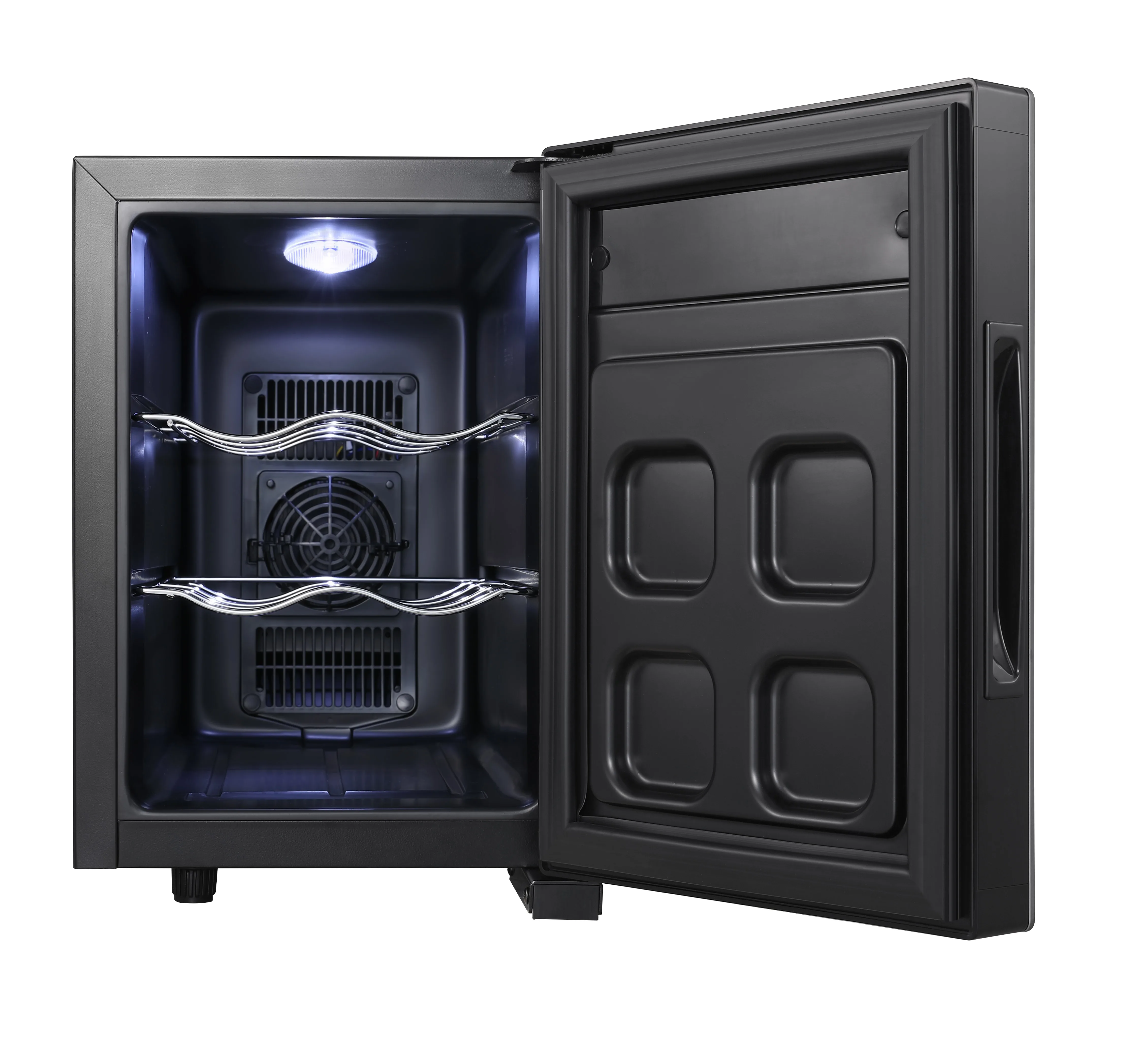 6 bottle wine  cooler refrigerator High quality Thermoelectric Refrigeration Wine Refrigerators with DOE approval