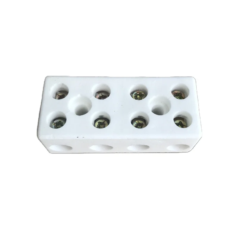 Alumina Dielectric Insulating Electrical Wire Terminal Block