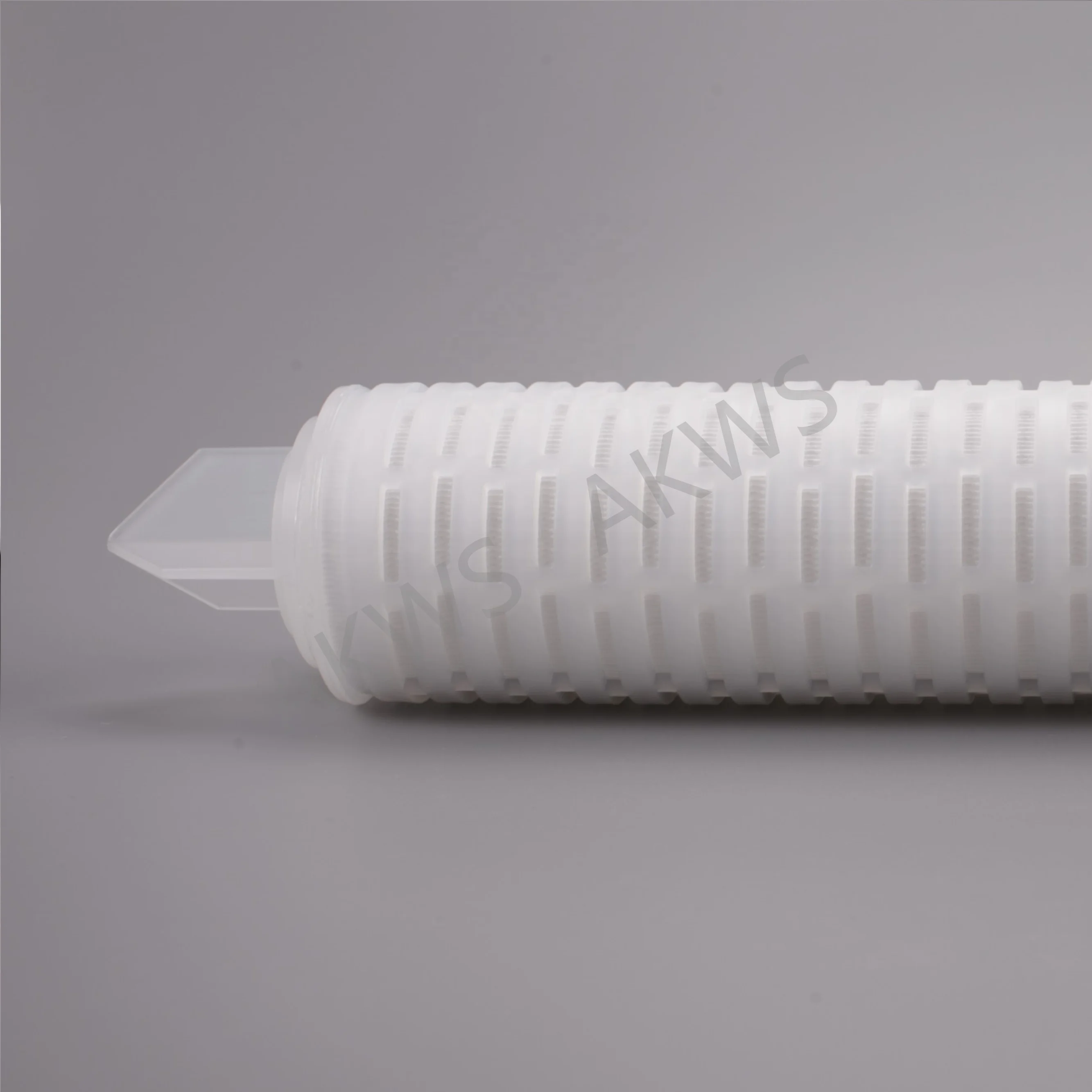 White Mircofiberglass tube pleated  filter cartridge element suitable for gas pre-filtration