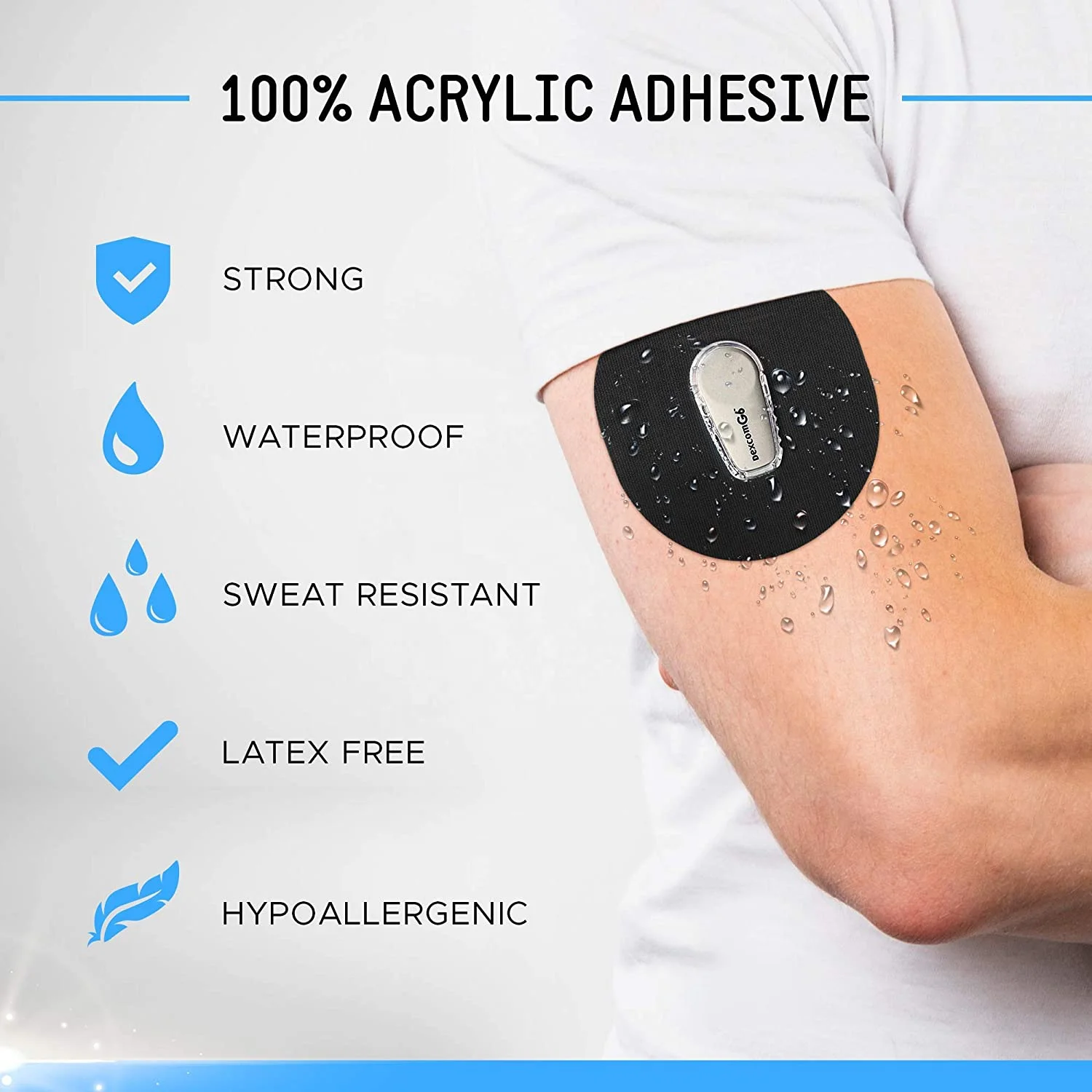 Health Care Supplies Whole Sale Diabetic Sensor Patch Dexcom G6 Adhesive Design