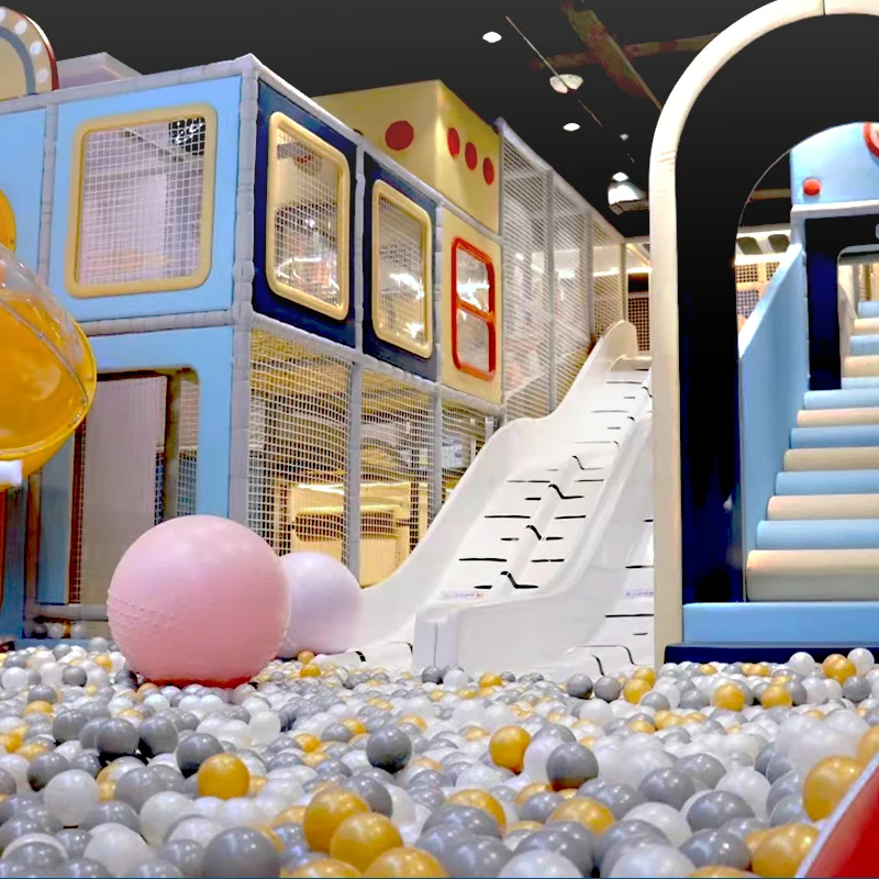 Adult Children Sand Indoor Amusement Playground Equipment Trampoline Park International Kid Large Indoor Playground
