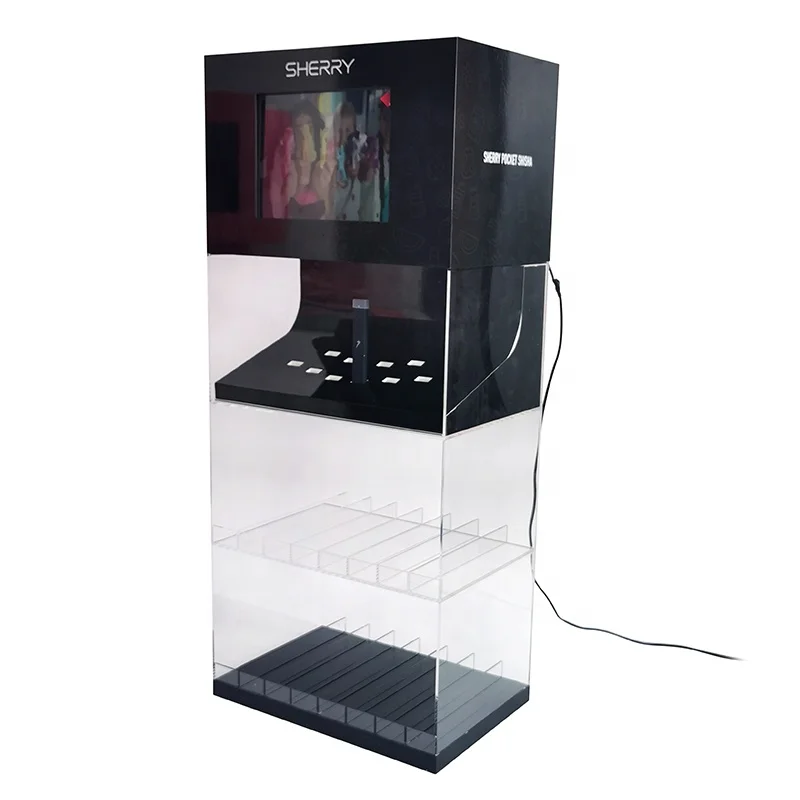 Tinya Acrylic Tobacco Display Stand Retail Store Desktop Cigarette Smoke Counter and Floor Display Rack