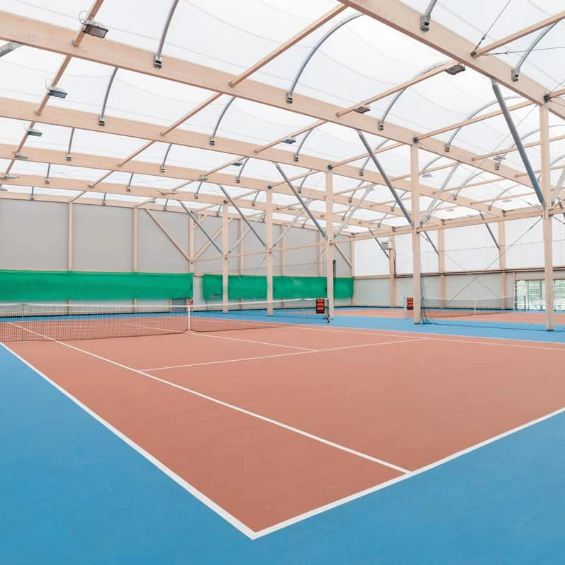 Customized indoor tennis court floor mat high elastic PVC sport floor
