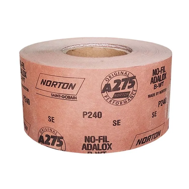 Norton A275 P80~1500 70mm* 35m Dry abrasive paper sandpaper sand paper roll