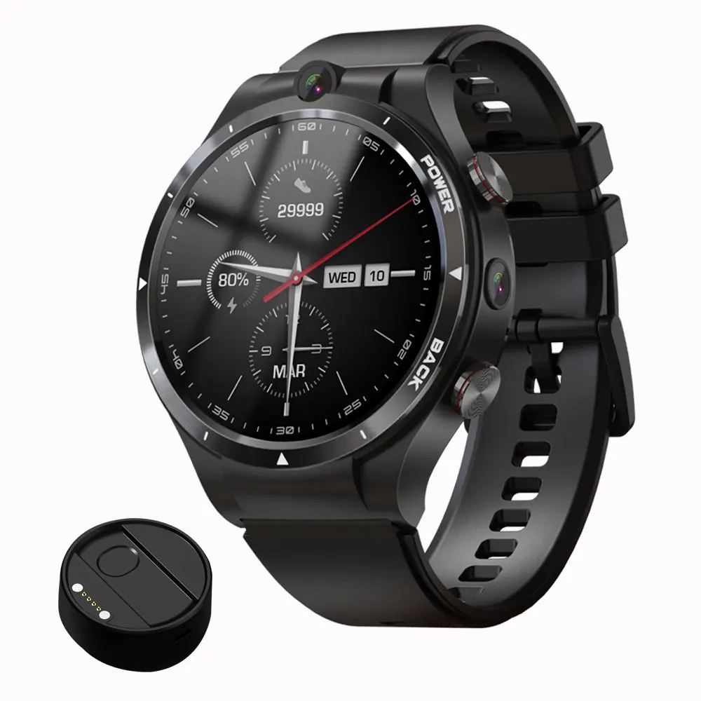 LEMFO LEM15 Smart Watch 4G Android 10.7 128GB ROM 900mAh Power Bank Dual Cameras Smartwatch Men GPS 1.6 Inch