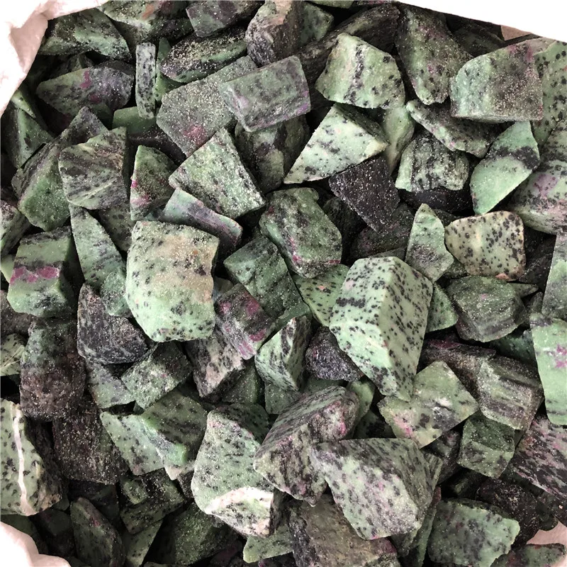 Wholesale Raw Crystals Gemstone Epidot Natural Epidote Rough Stones