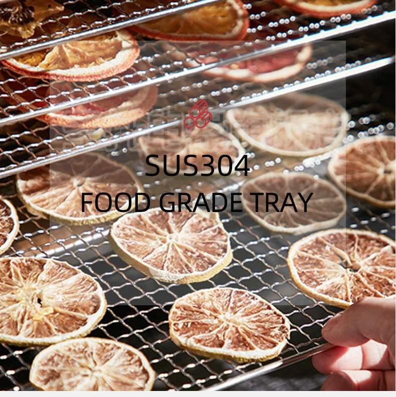 Single Zone 20 Trays Electric Herb Grain Dehydrator Machine Hot Air Fruit Dryer Dehydrator