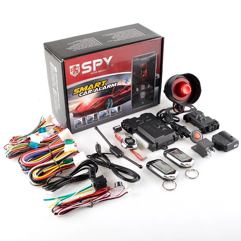 SPY topbest unversel 1 way easy car alarm immobilizer system Keyless Entry System Car Alarm System Security