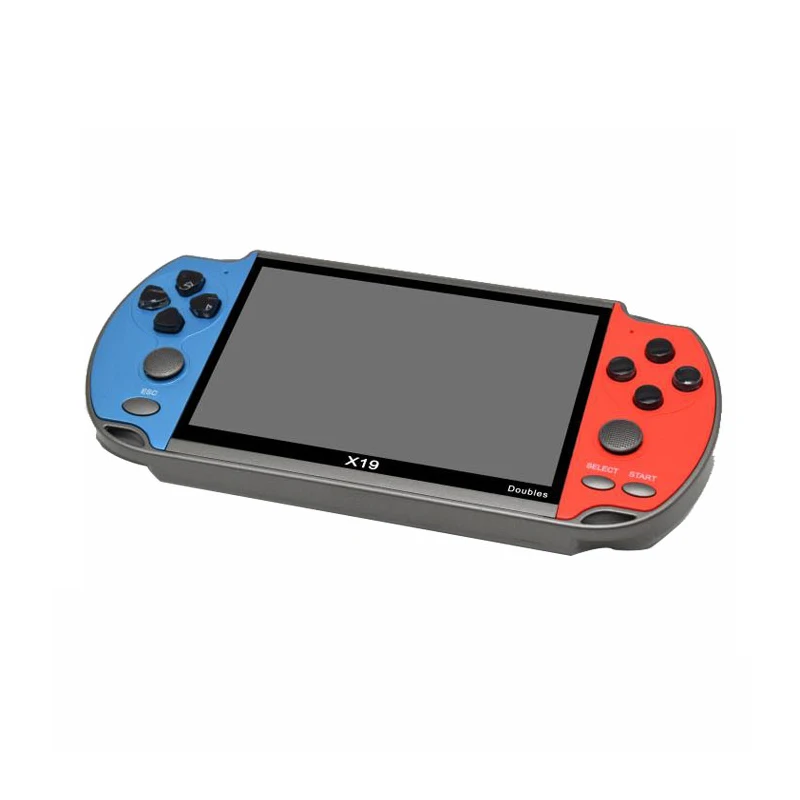  Портативная игровая консоль X19 экран 4 3 дюйма 32 бит 8 ГБ игровые консоли для двух